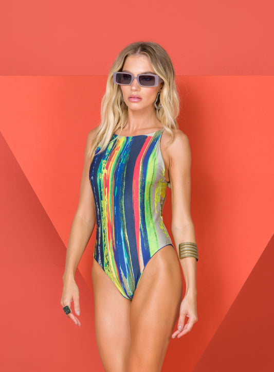 Reversible One-piece Swimsuit Alma Lavada