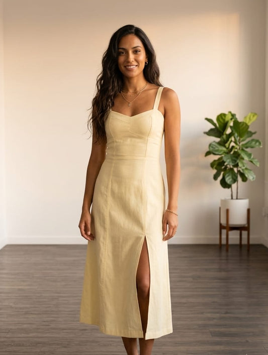 Midi Linen Dress Alice