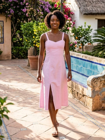 Midi Linen Dress Alice