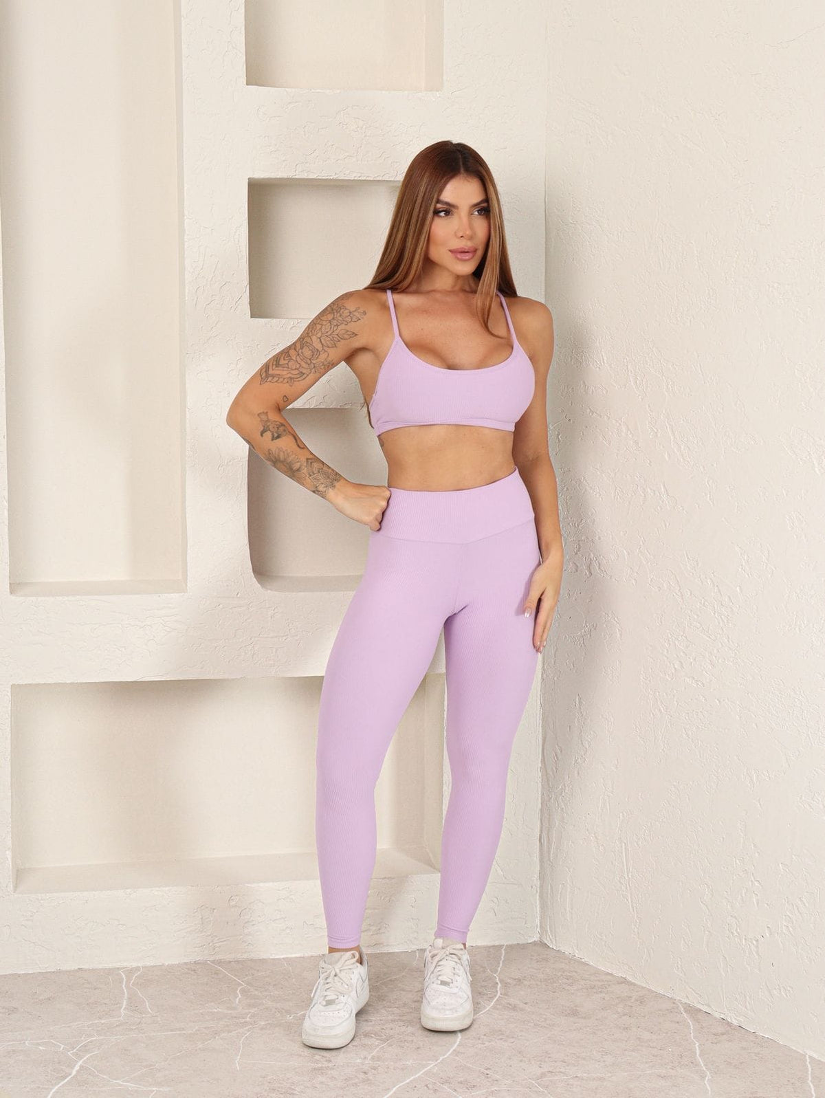 Susan Activewear Set- Lilac